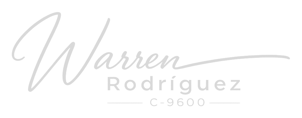 Firma de Warren Rodríguez